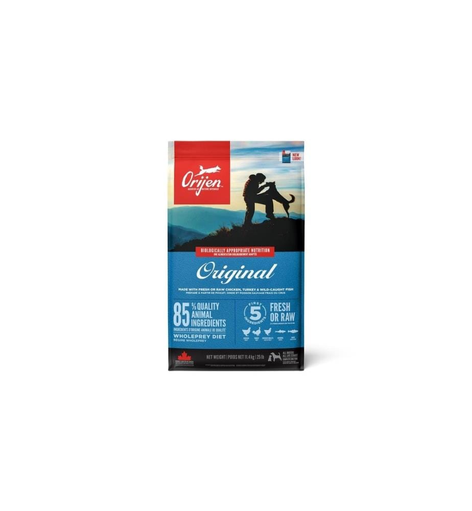 ORIJEN - Alimentation sèche Dog Original avec volaille et poisson, 11.4 kg