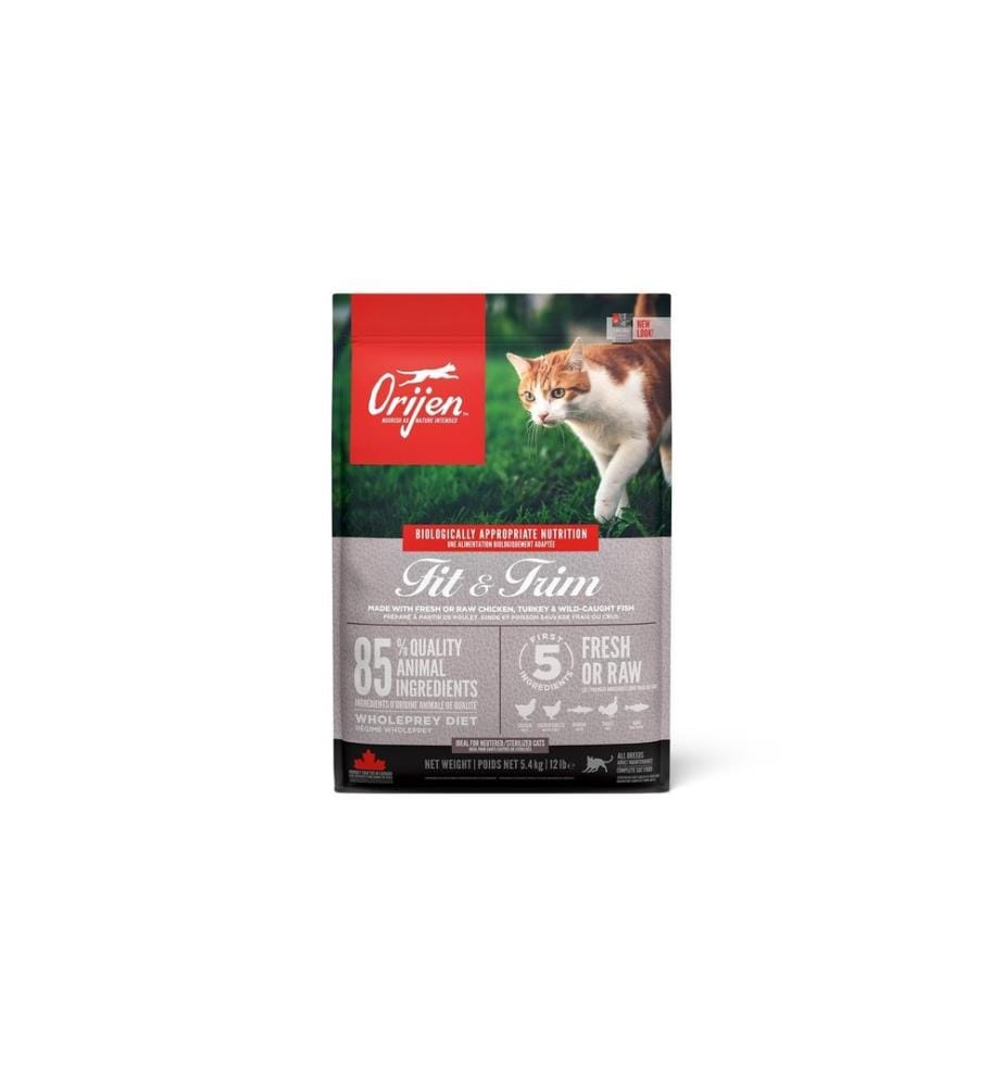 ORIJEN - Alimentation sèche Cat Fit & Trim avec poulet, 5.4 kg