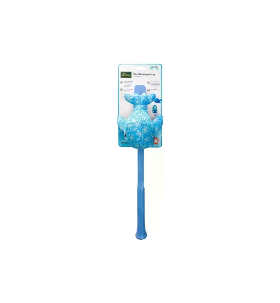 HUNTER - Jouet pour chien Flingerz Splash Wal, Bleu