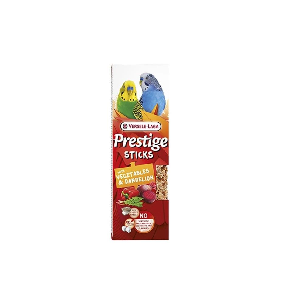 VERSELE LAGA - Nourriture pour oiseaux d'ornement Bâtonnets Prestige légumes et pissenlit 2 pièces