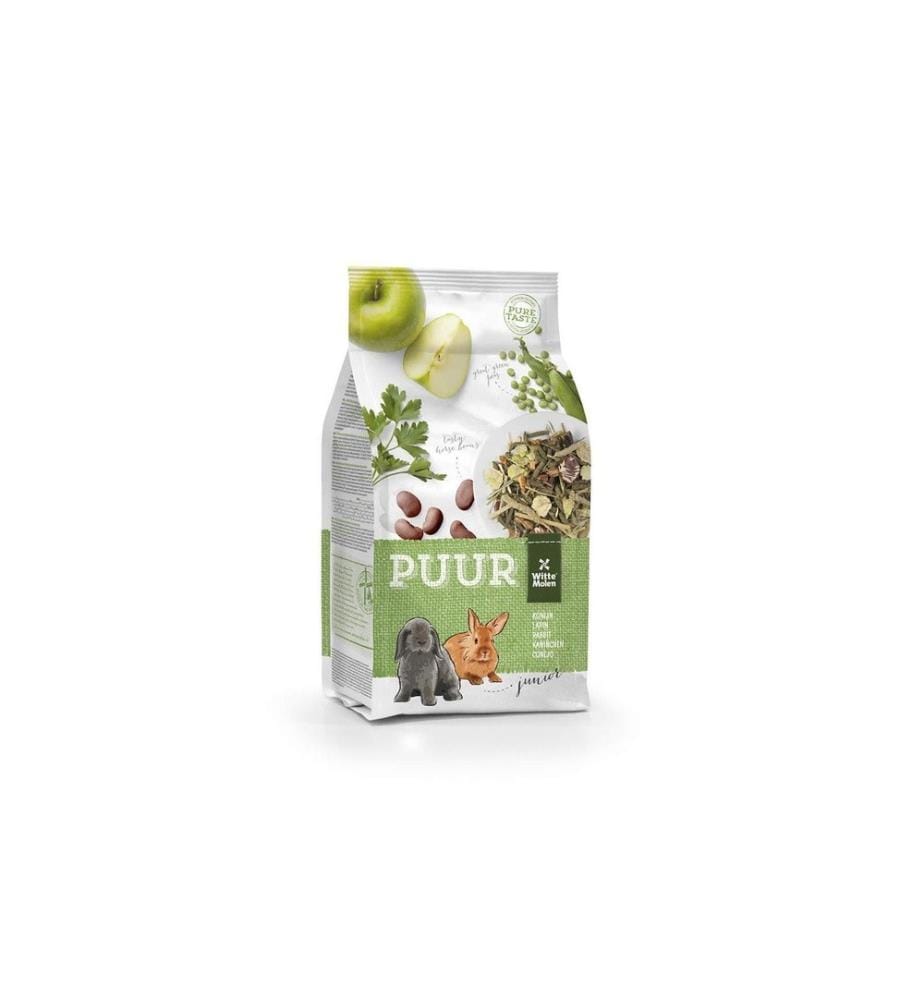 WITTE MOLEN - Nourriture de base Puur Muesli gourmet pour jeunes lapins, 600 g