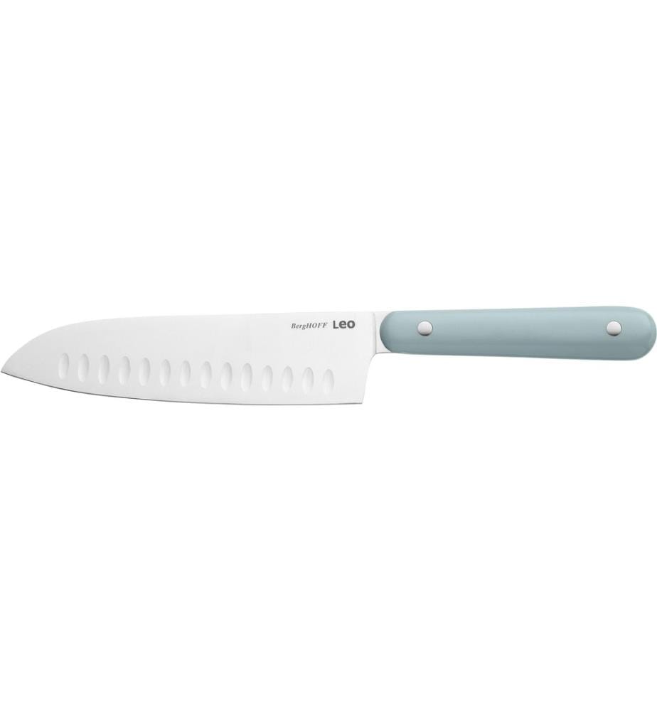 BERGHOFF - Couteau santoku Leo Slate 17.5 cm, Vert/Bleu