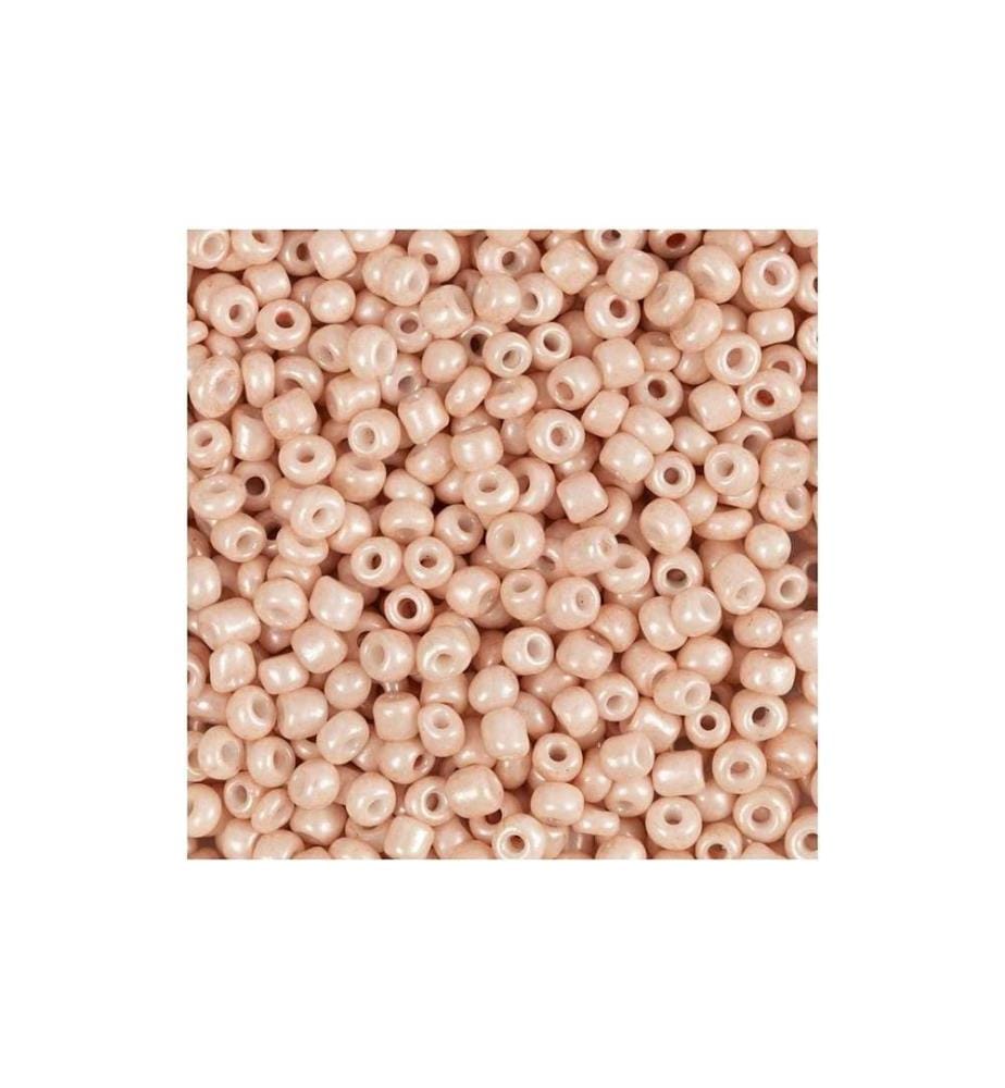 CREATIV COMPANY - Perles de rocaille Perles de verre Rose poussière