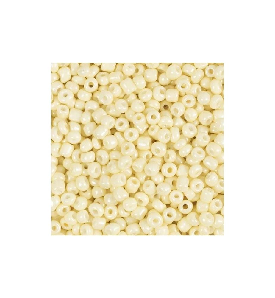 CREATIV COMPANY - Perles de rocaille Perles de verre Jaune clair