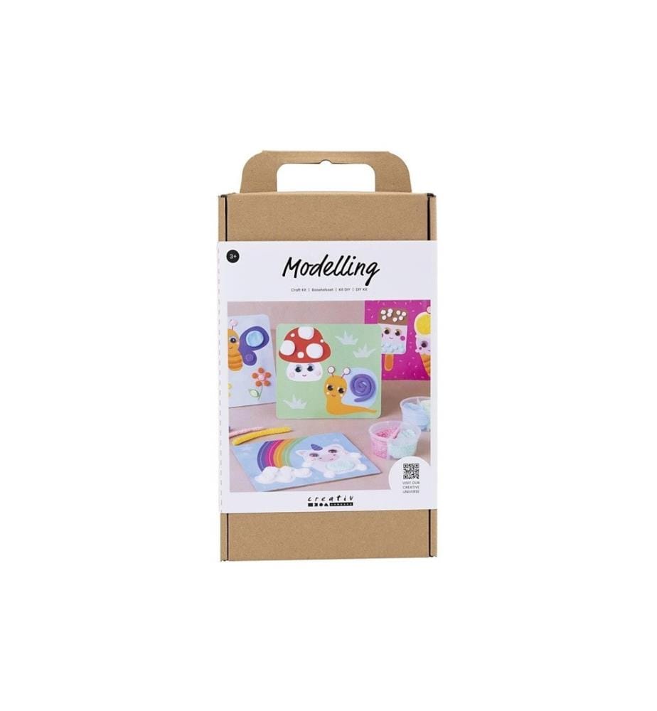 CREATIV COMPANY - Kits de bricolage Modélisation Foam/Silk Clay, plaque décorative