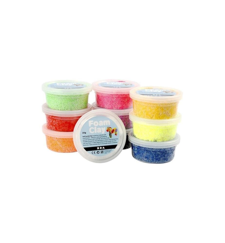 CREATIV COMPANY - Set de modélisation Foam Clay Basic Multicolore