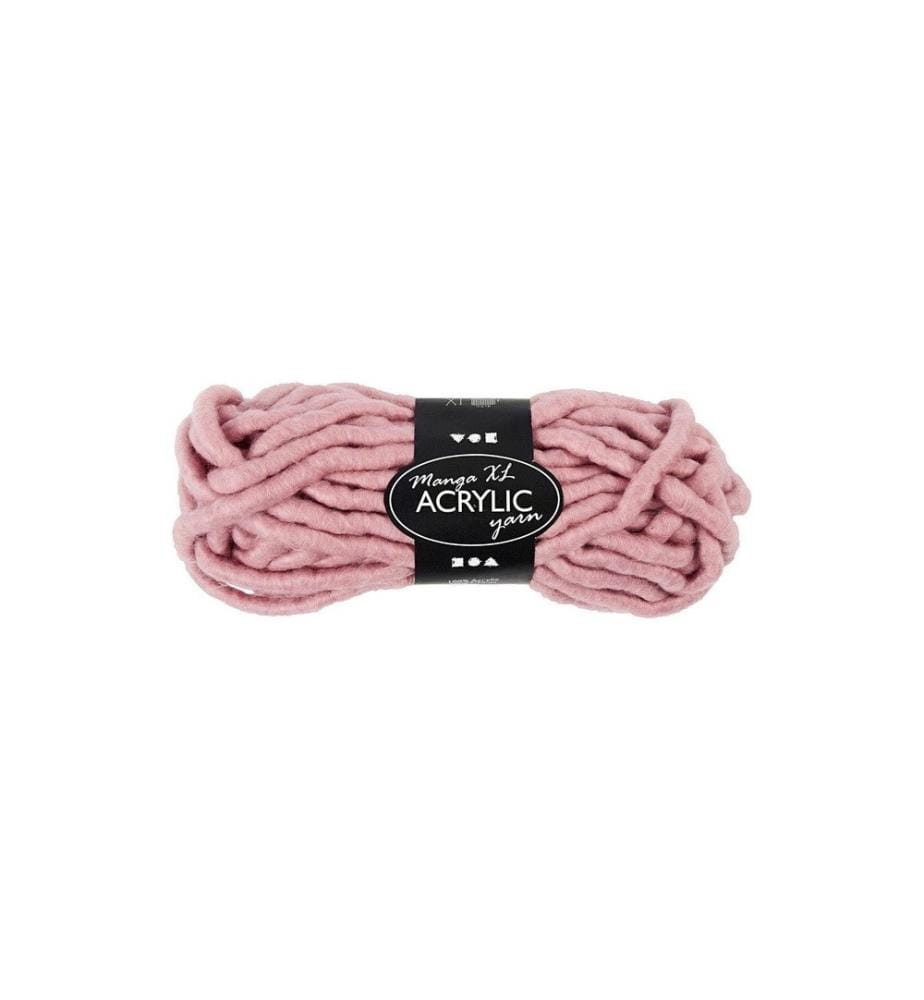 CREATIV COMPANY - Laine Acrylique XL 17 m Rose