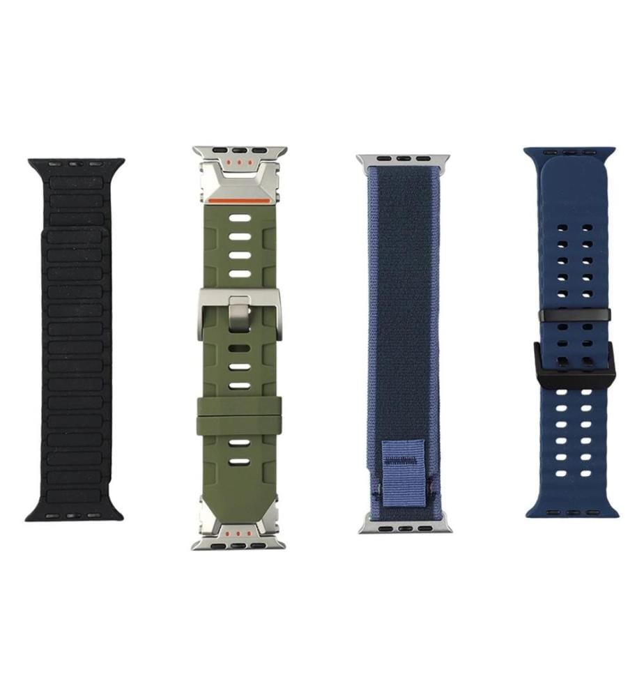 4SMARTS - Watchband Set 4er Alpha pour Apple Watches (42 - 49 mm)