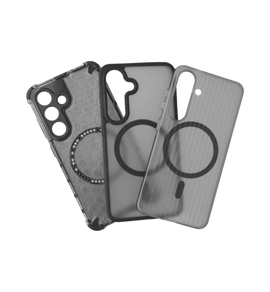 4SMARTS - Qi2 Upgrade 3er Cover Set pour Samsung Galaxy S25