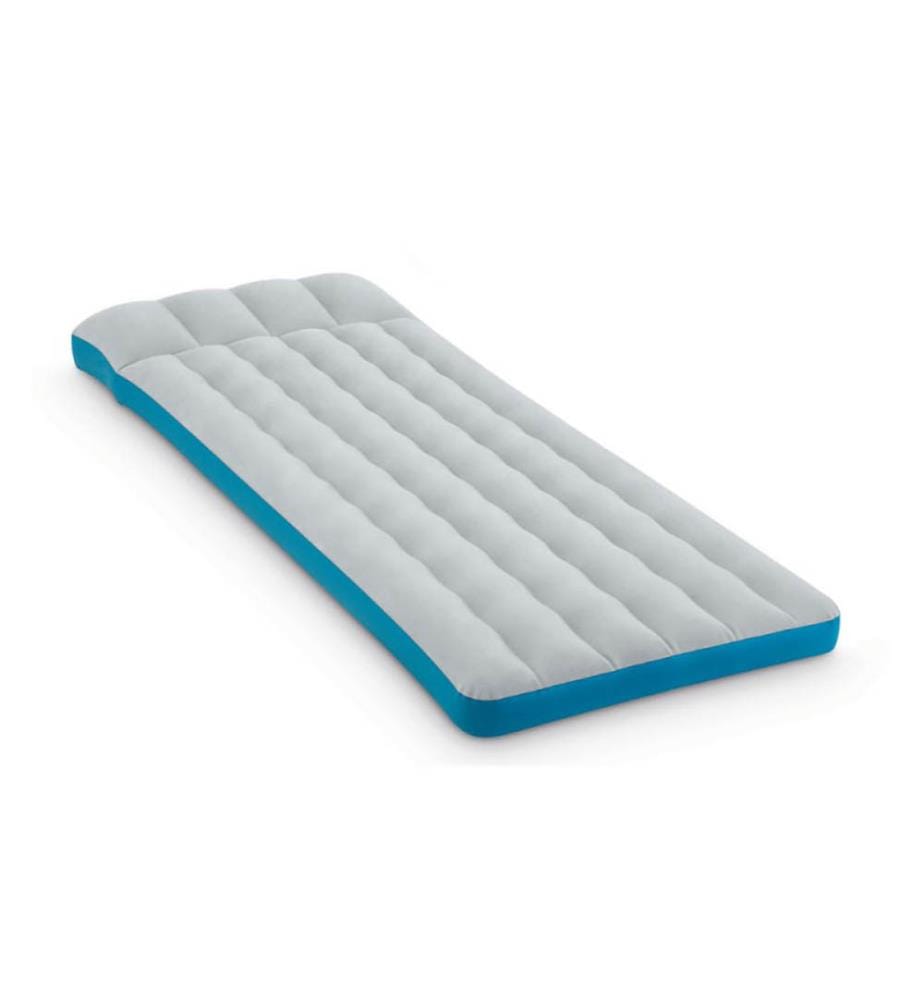 Matelas gonflable camping Large 1 personne 1,89 x 0,72 x 0,20 m - Gris