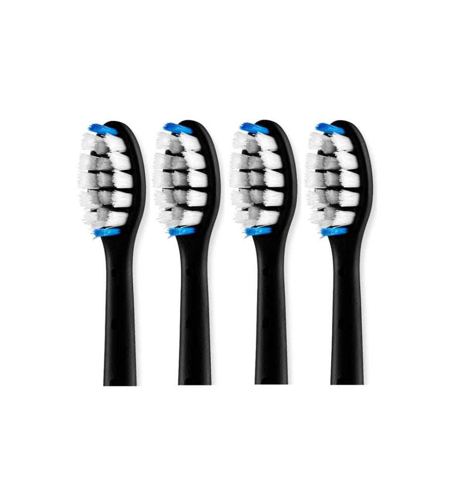 SILK'N - Tête de brosse à dents Sonic You 4 Pièce/s, Medium, Noir