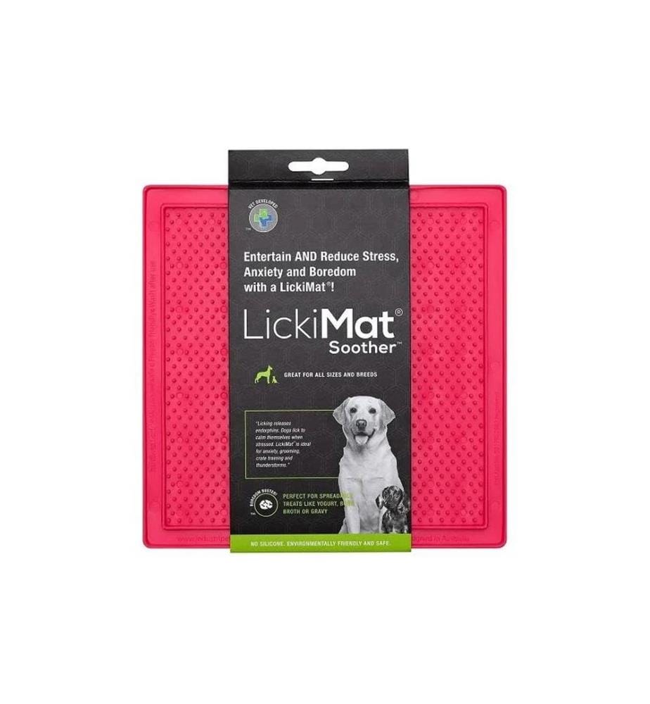 LICKIMAT - Tapis d'alimentation Cat Soother, 20 x 20 cm, rose