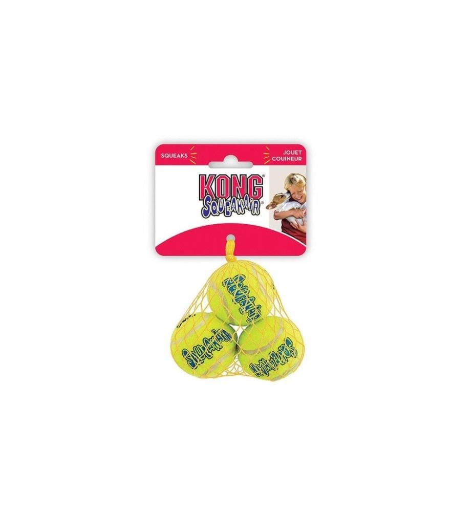KONG - Jouet pour chien Balle de tennis Air Squeaker Ø 4 cm