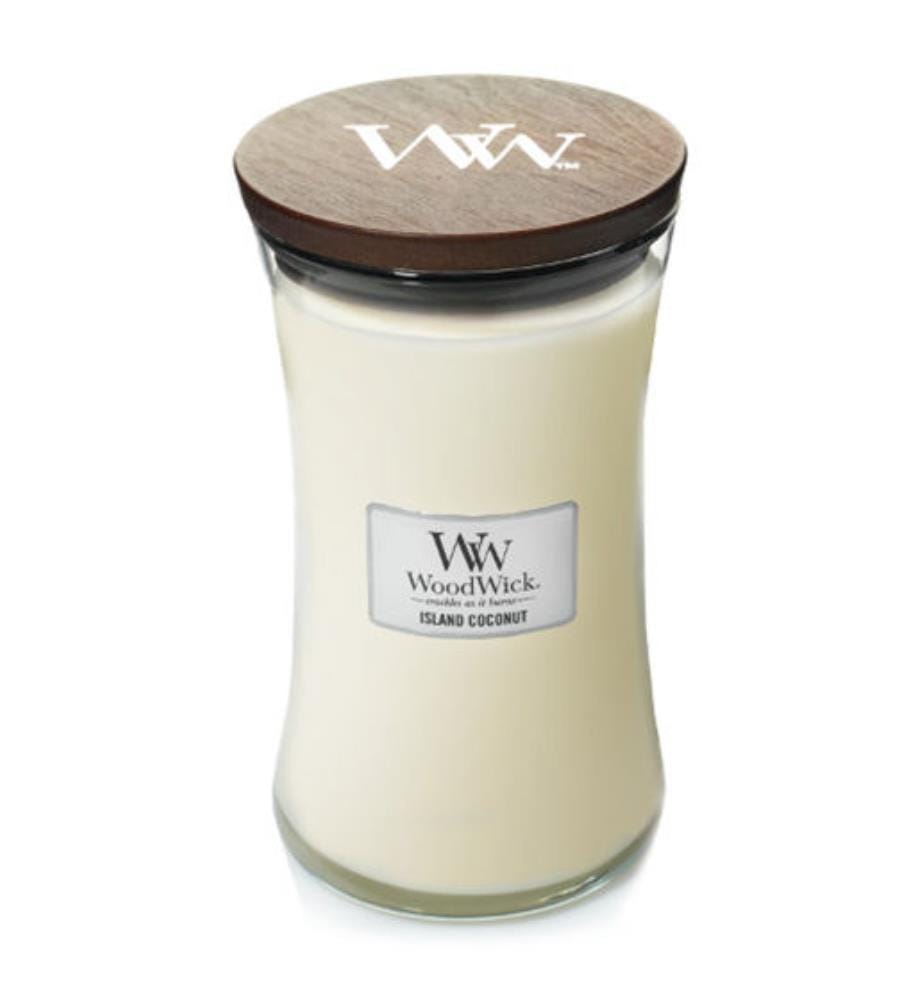 610 g - Bougie Parfumée Noix de coco des îles