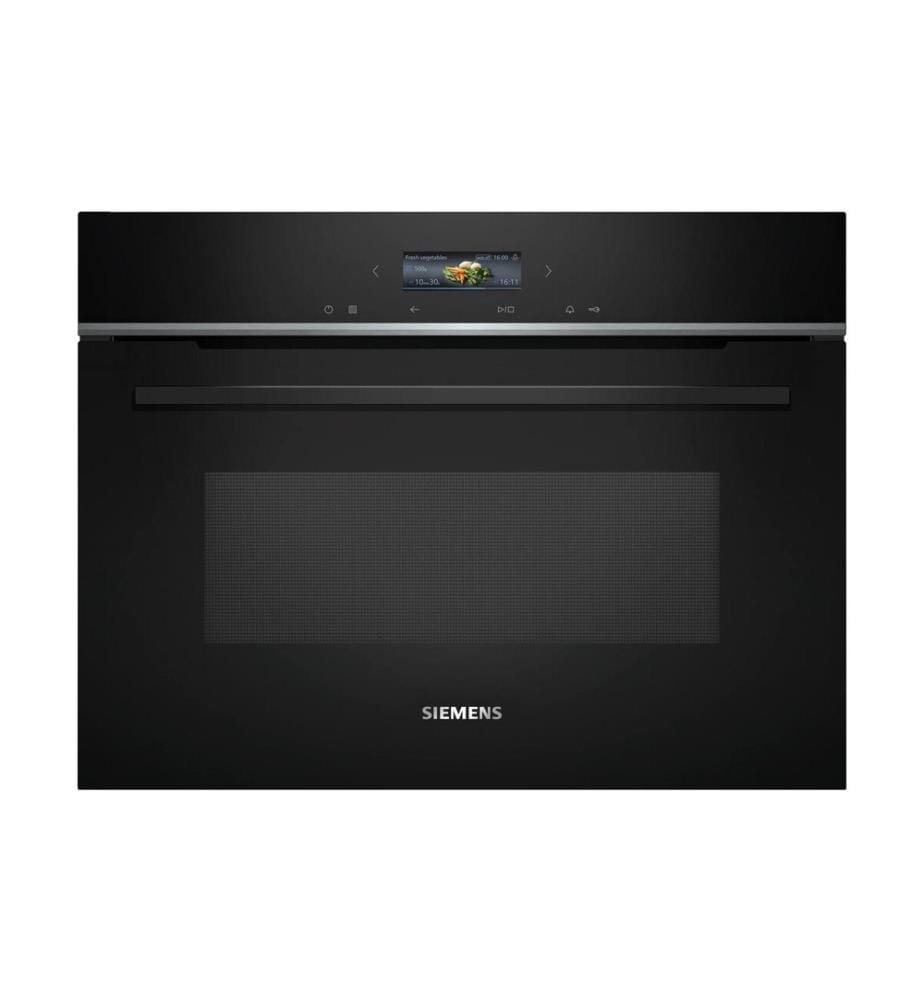 SIEMENS - Four à micro-ondes encastré iQ700 CE732GXB1 Noir