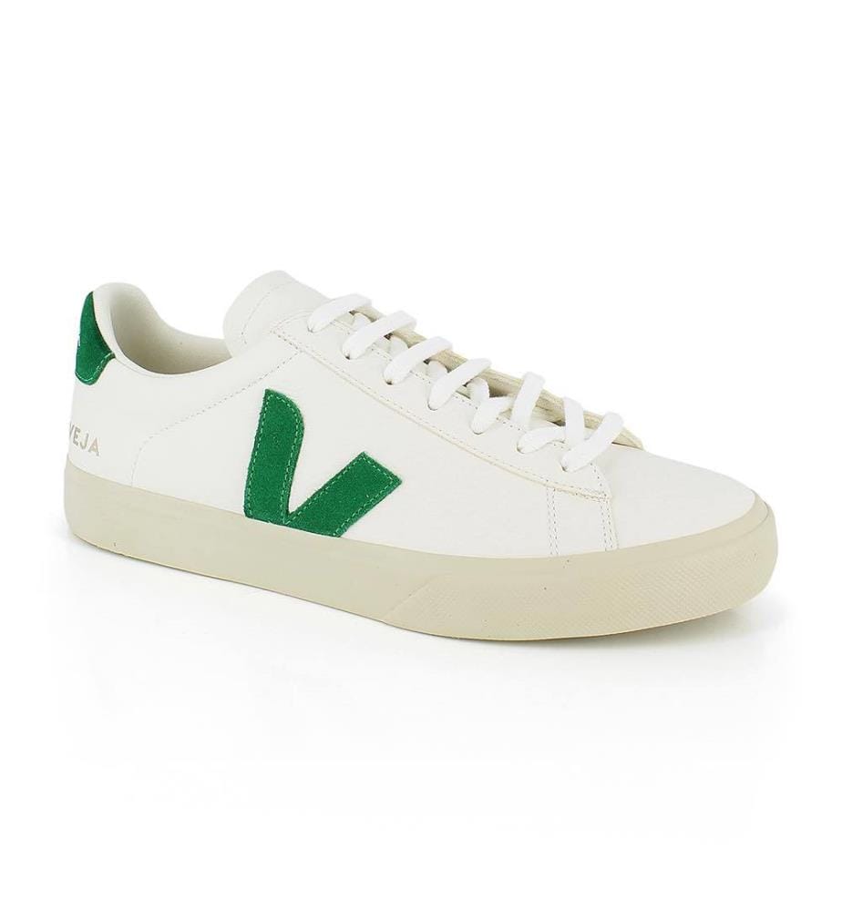 Baskets Campo Leather - Blanc et Vert