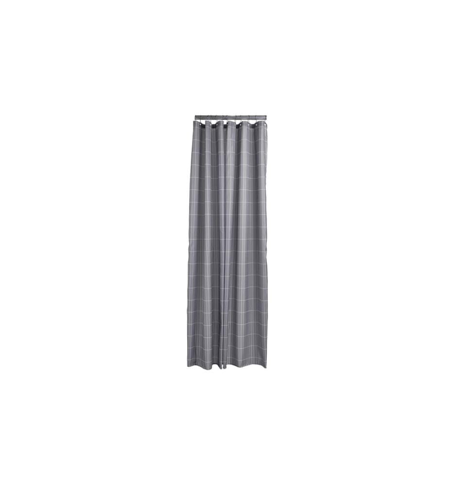 ZONE DENMARK - Rideau de douche Tiles 180 x 200 cm, Gris