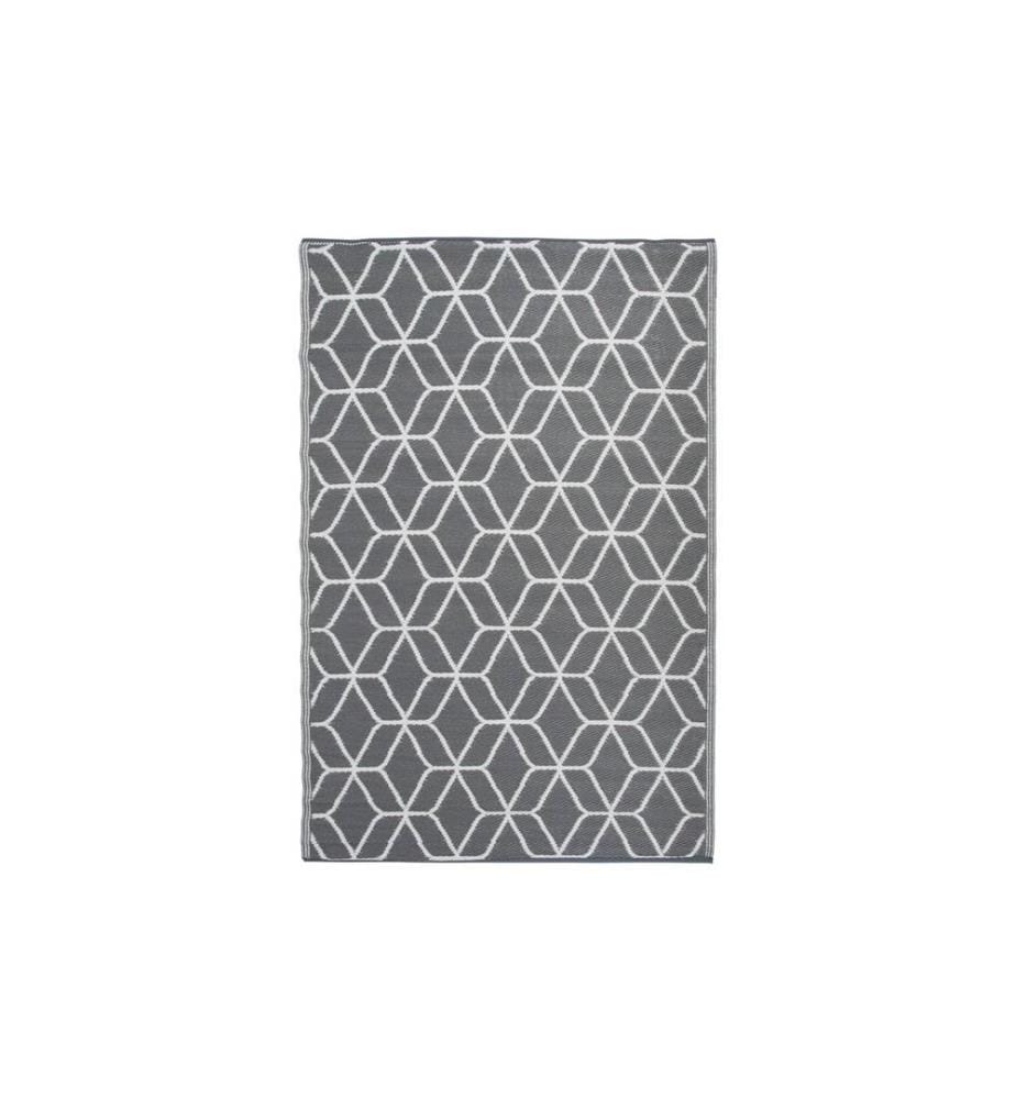 ESSCHERT DESIGN - Tapis Graphique 180 x 121 cm, Beige/Blanc
