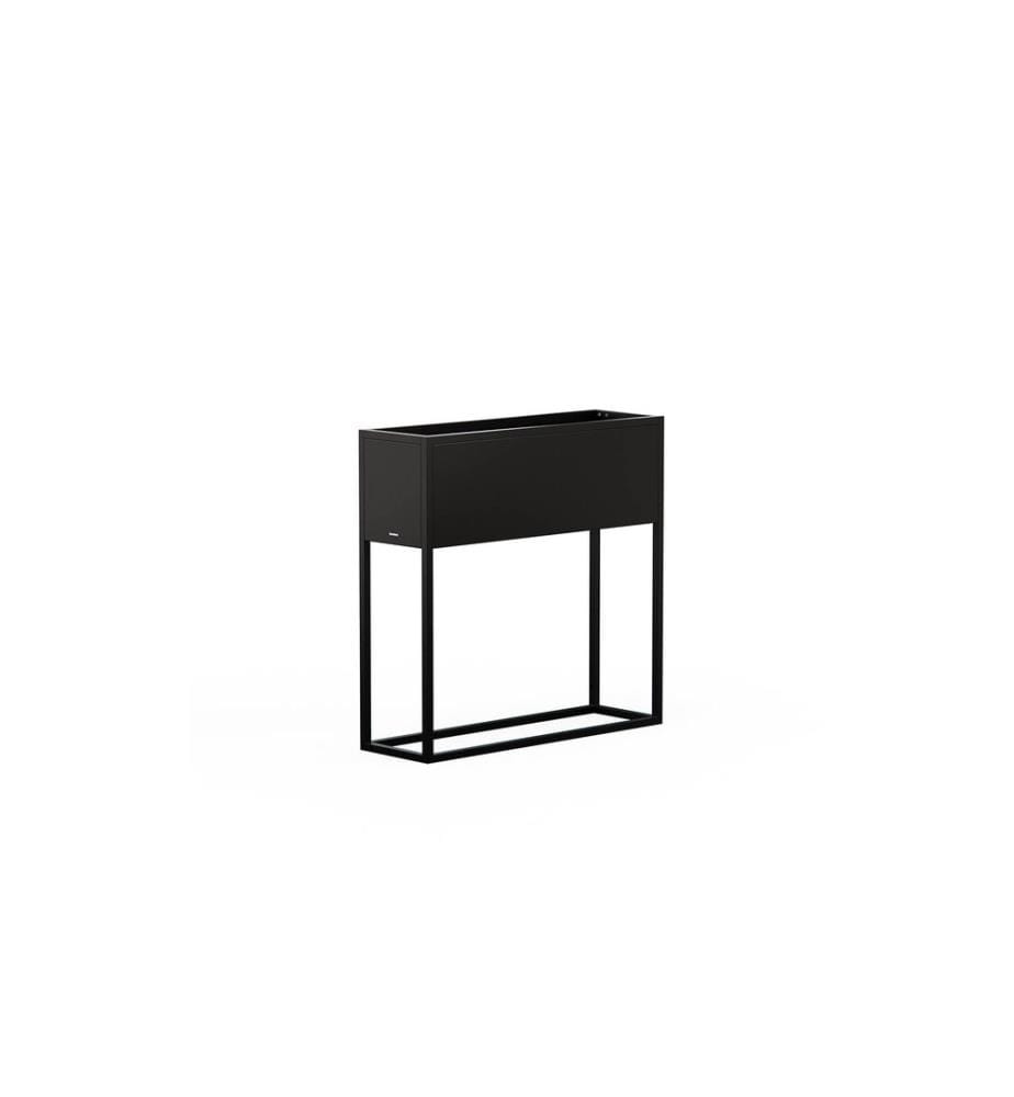HERSTERA - Tavolo per piante Planter HUB 80 x 25 x 79 cm, noir