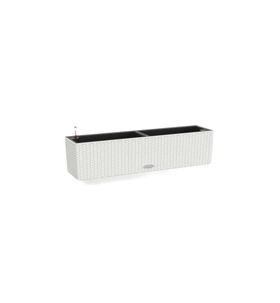 LECHUZA - Pot de fleur Balconera Cottage 80 Blanc