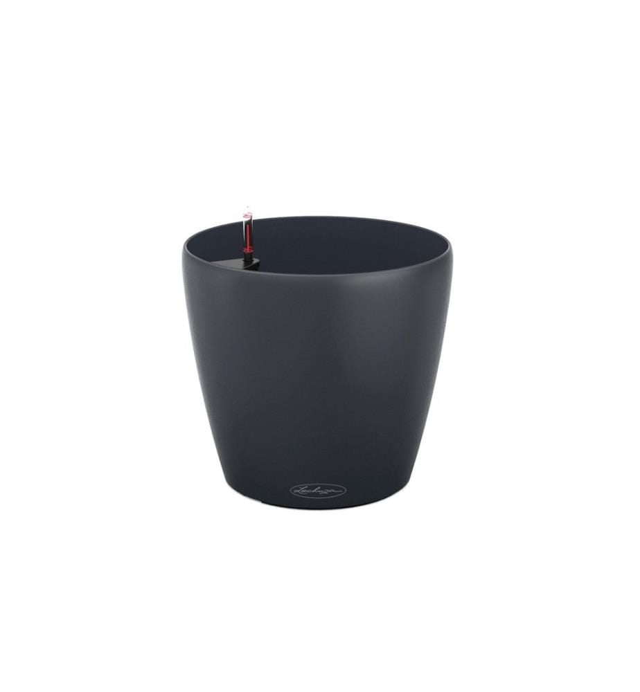 LECHUZA - Pot à fleur CLASSICO Color 28 Gris foncé