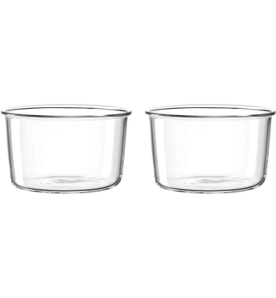 LEONARDO - Coupe Vetro 2 pièces, Transparent
