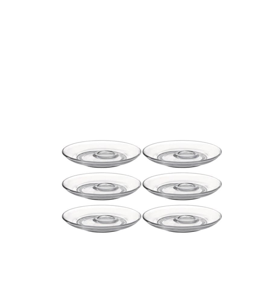 LEONARDO - Soucoupe Senso Ø 14.5 cm, 6 Pièce/s, Transparent