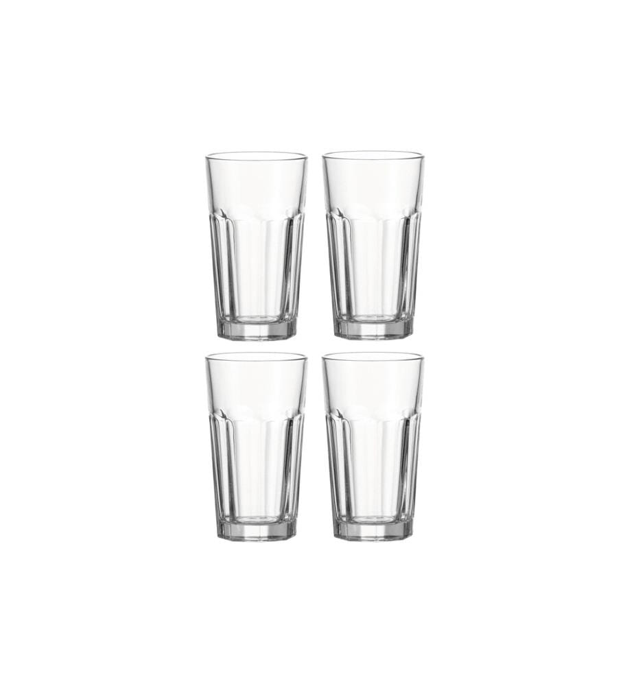 LEONARDO - Verre à long drink XL, Rock 540 ml, 4 Pièce/s, Transparent