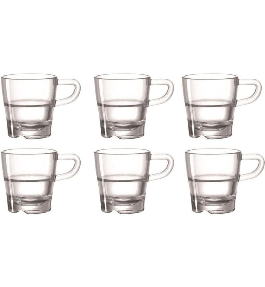 LEONARDO - Tasse à expresso Senso 70 ml, 6 Pièce/s, Transparent
