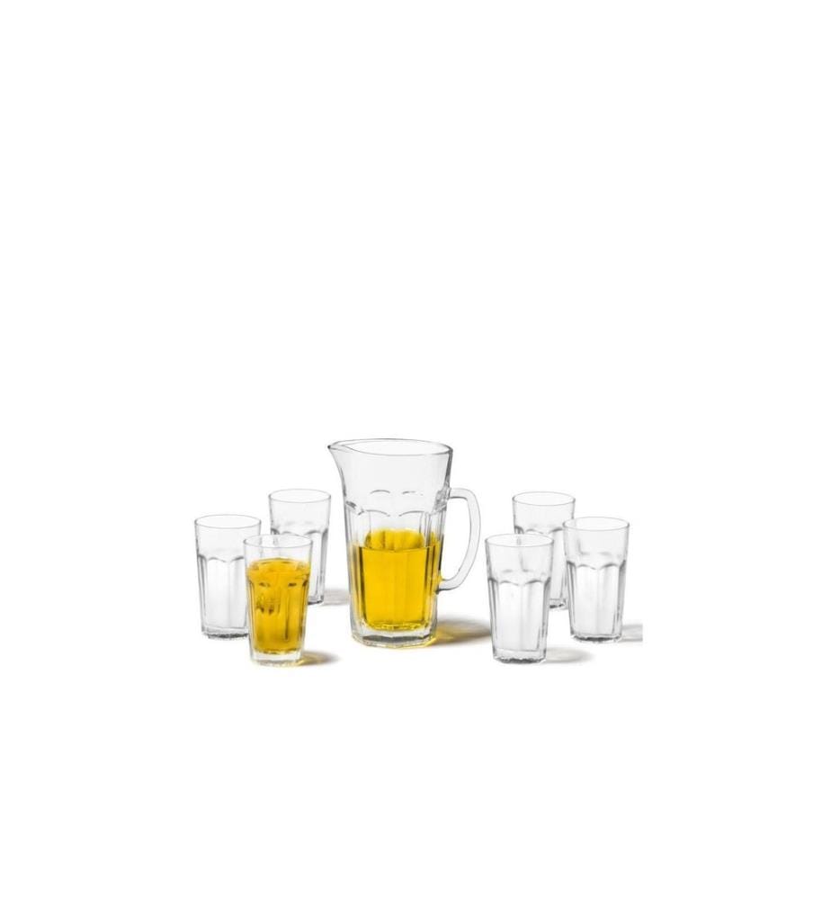 LEONARDO - Cruche Rock 1 l 7 parties, transparent