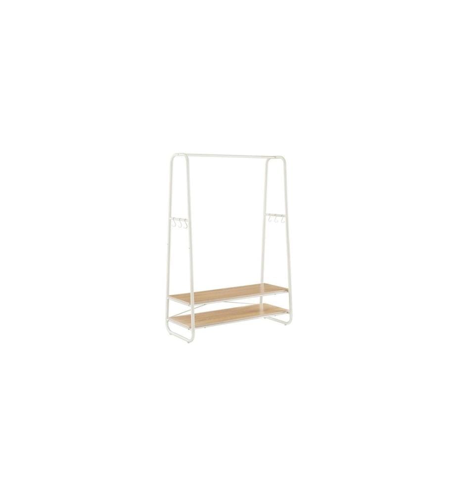 VASAGLE - Porte-manteau 100 x 160 cm, Brun/Blanc