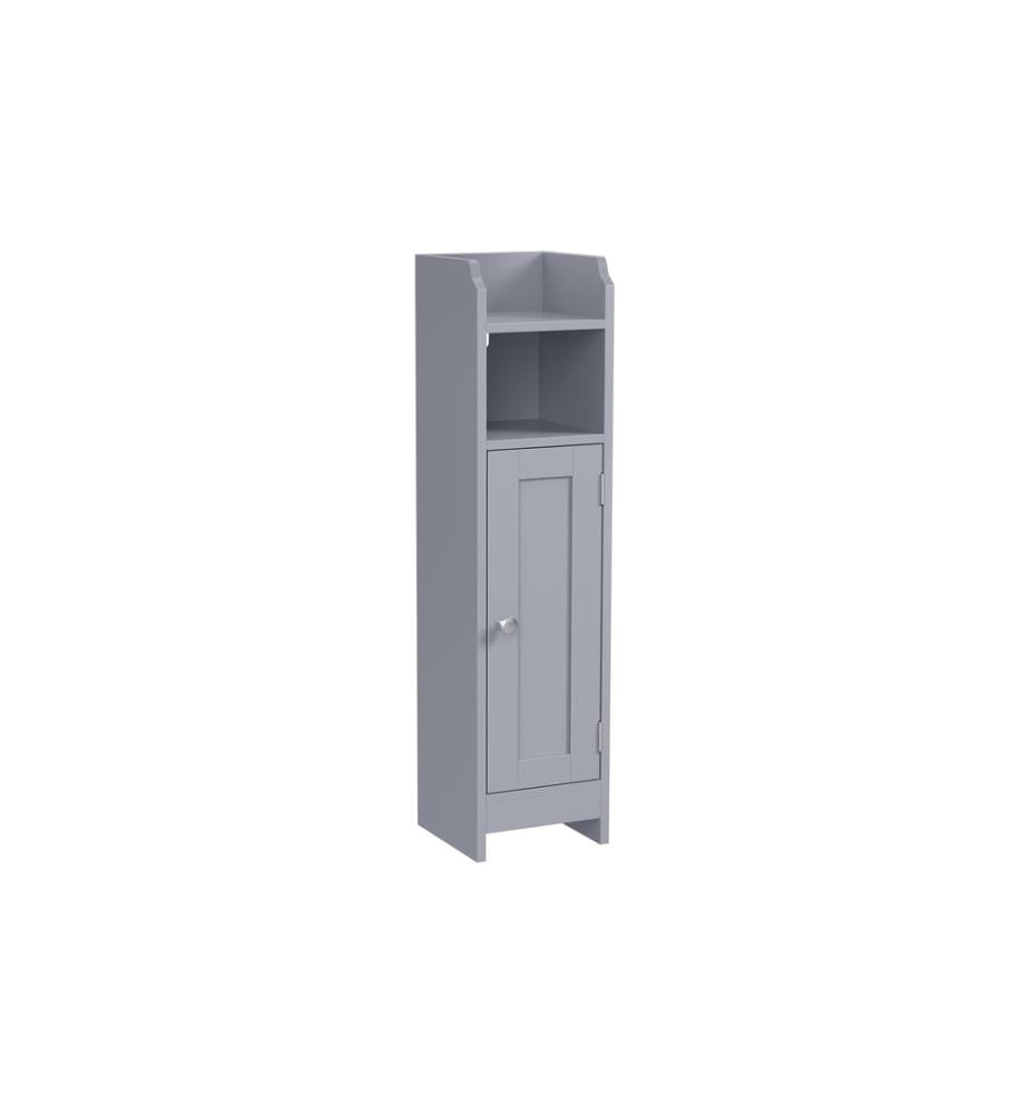 VASAGLE - Armoire de salle de bain 18 x 80 cm, Gris