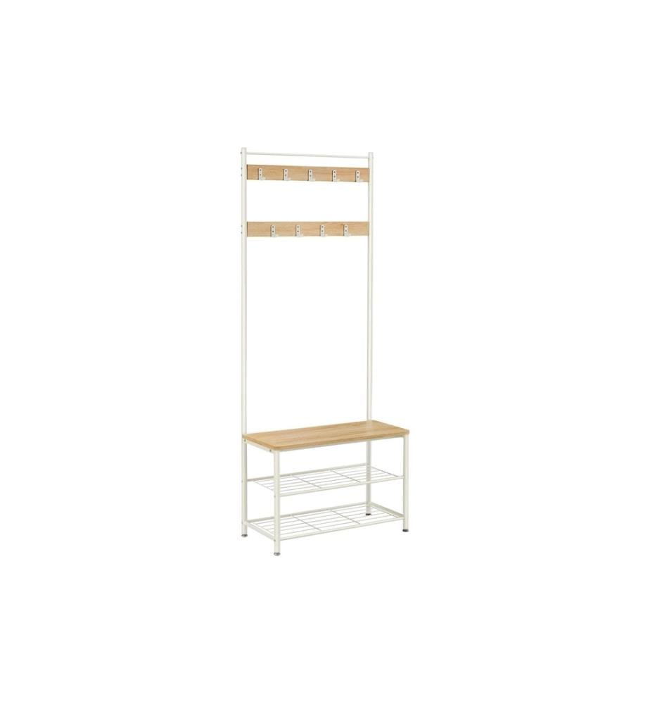 VASAGLE - Portemanteau 32.5 cm x 175 cm, Blanc