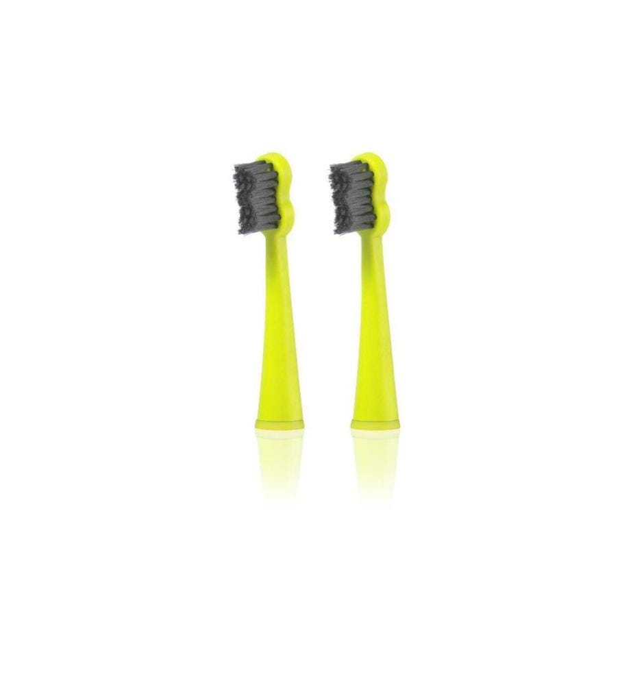 MEGASMILE - Tête de brosse à dents jaune 2s 2 Pièce/s
