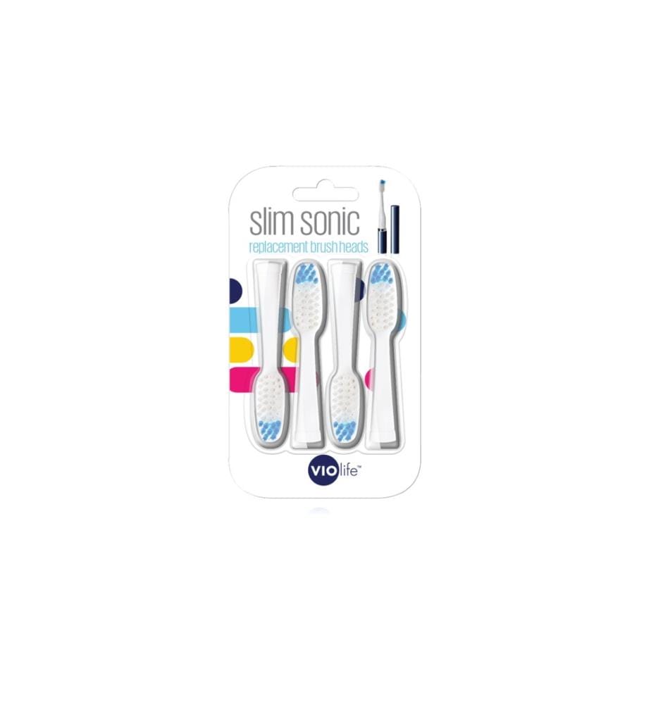 SMILE4LIFE - Tête de brosse à dents slim sonic 4 Pièce/s