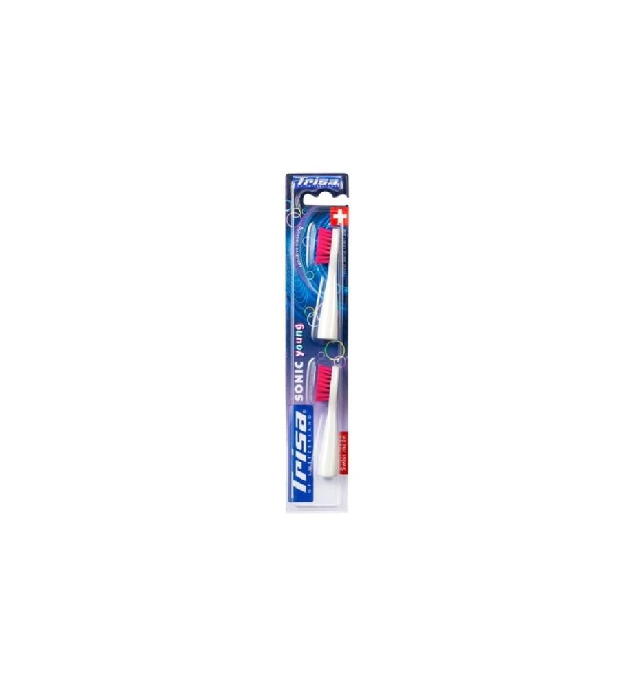 TRISA - Tête de brosse à dents Sonic Advanced Young 2 Pièce/s, Rose