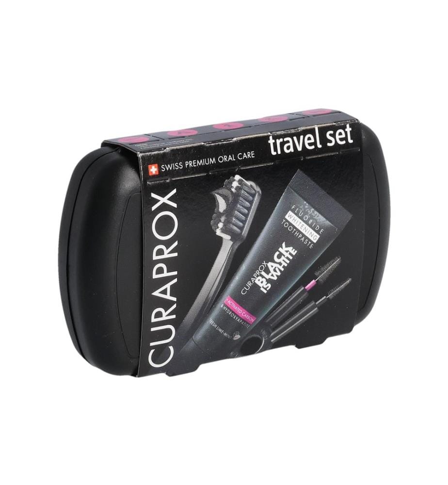 CURAPROX - Set de voyage black is white CS 5460
