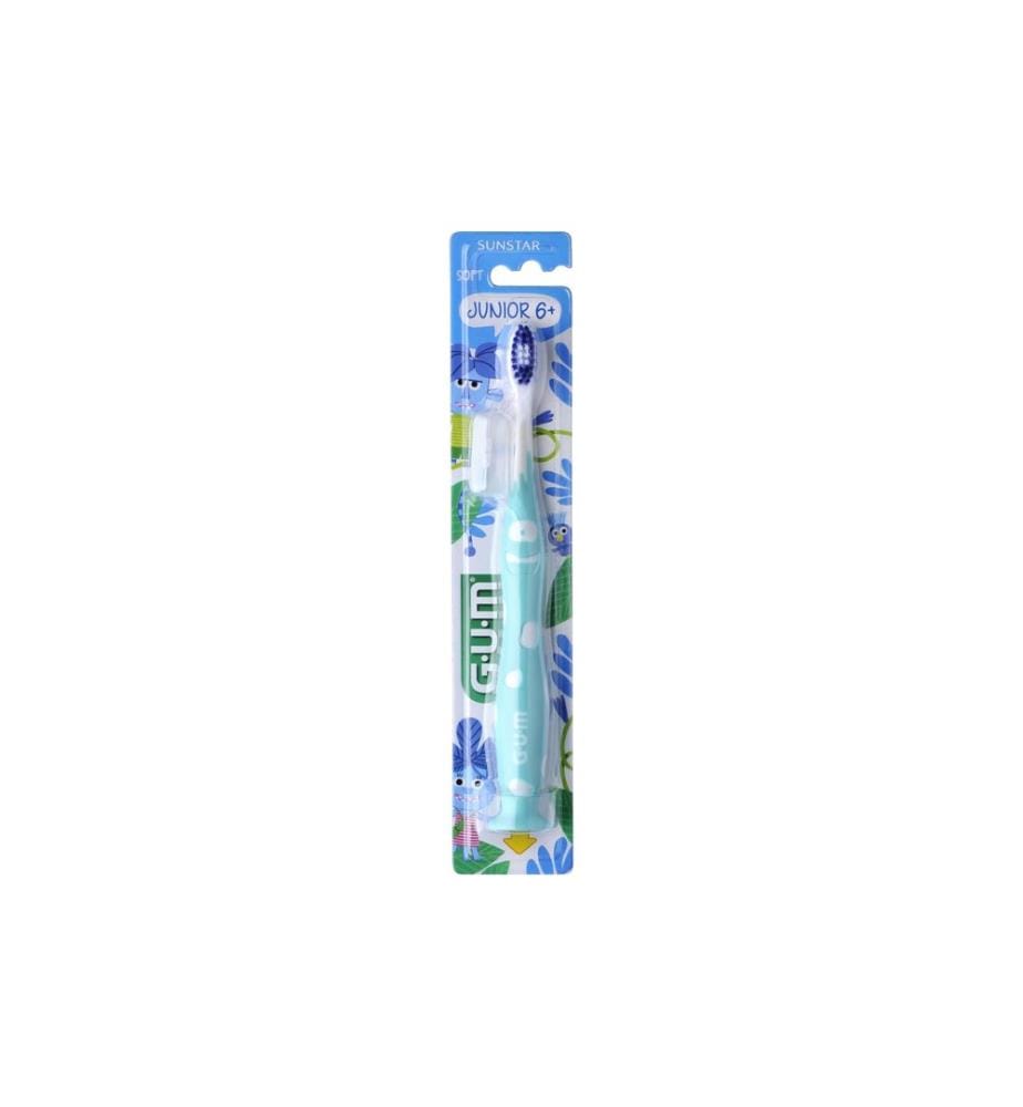 GUM - Brosse à dents manuelle Junior 6-9 ans menthe