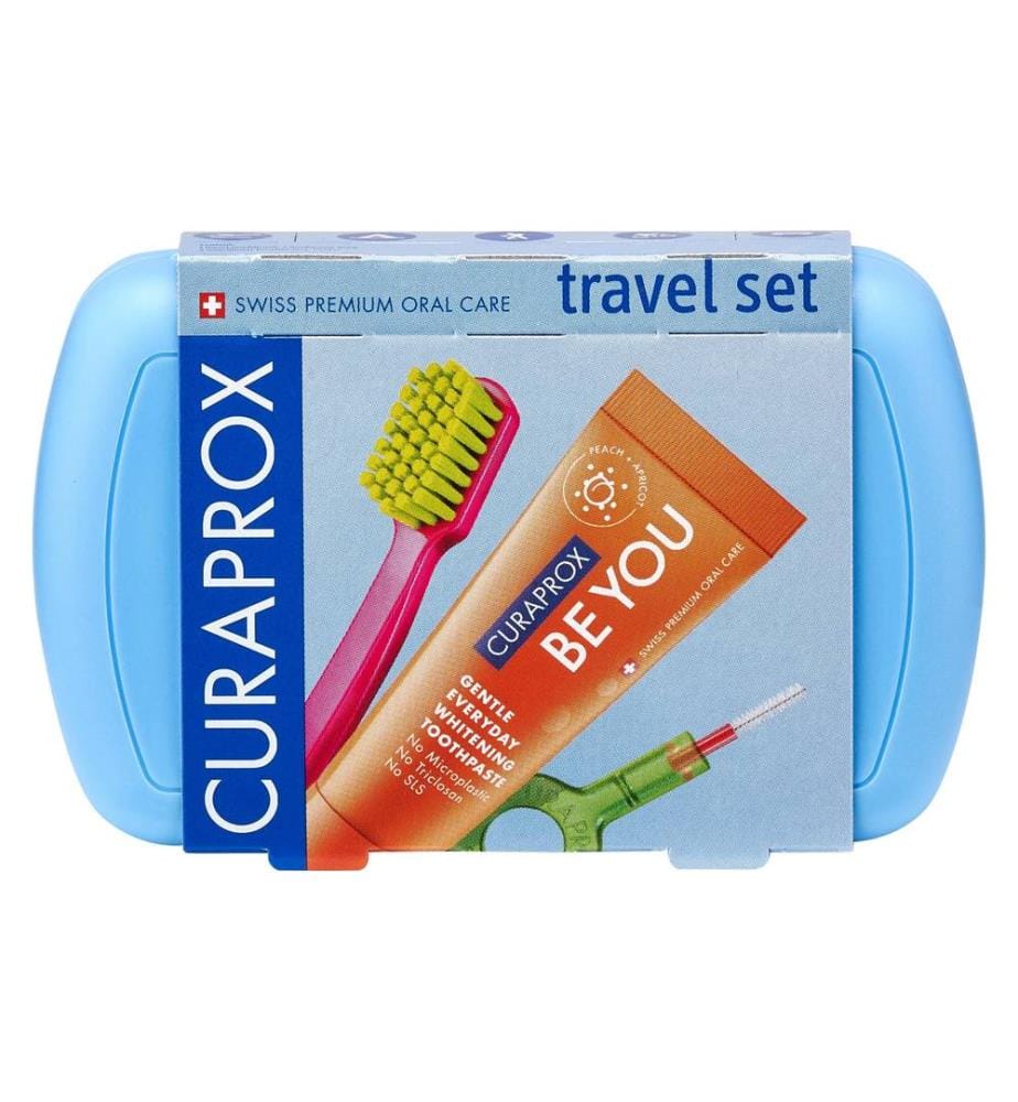 CURAPROX - Kit de voyage bleu CS 5460 Pêche
