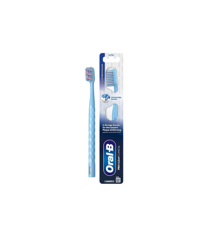 Oral-B Brosse à dents manuelle Pro-Clean Clinical 35 Poils moyens