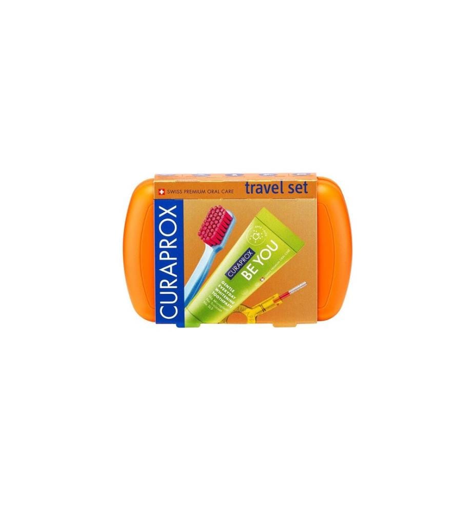 CURAPROX - Kit de voyage orange CS 5460 Pêche