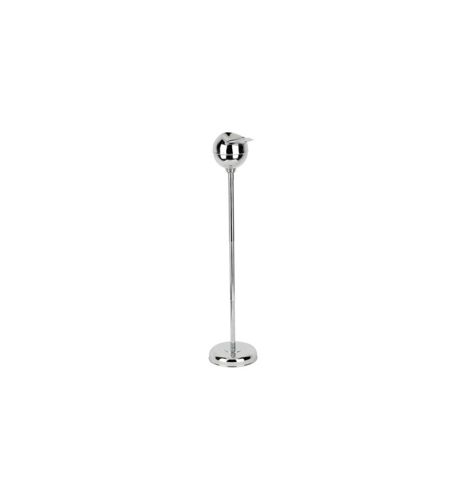 Kare Cendrier sur pied Spheric Chrome Argenté