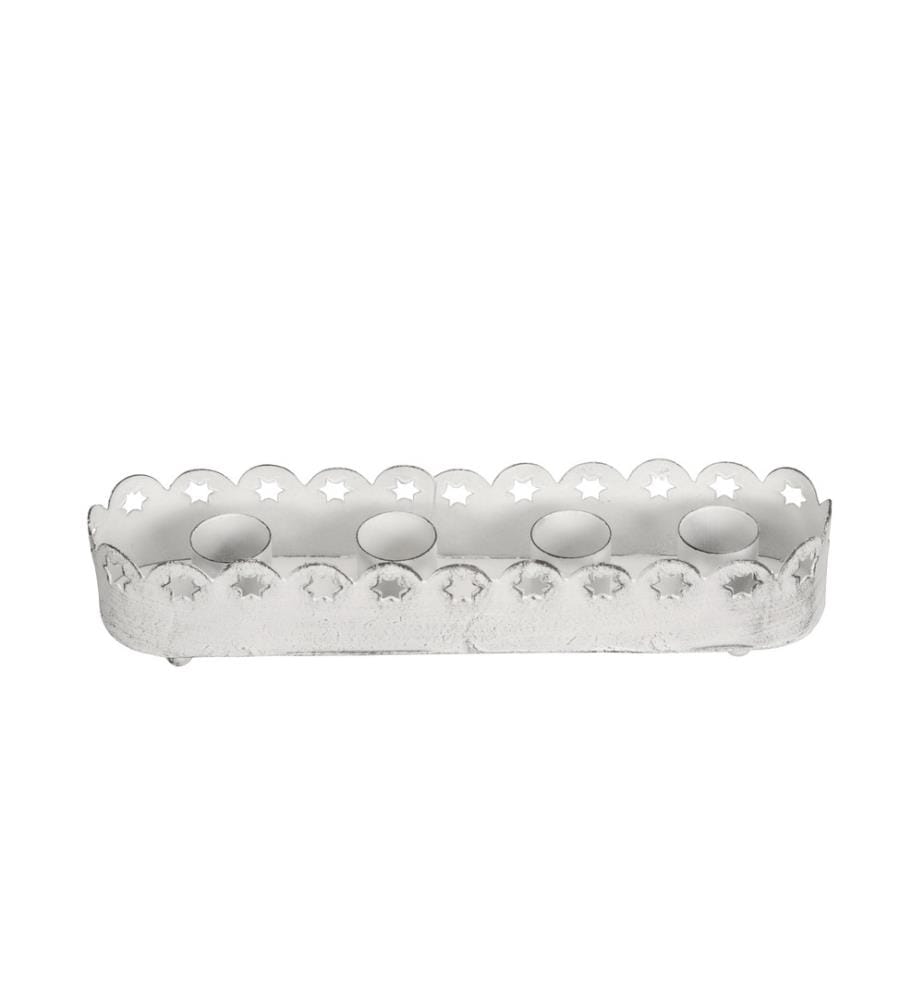 COCON - Bougeoir pour 4 pièces, Blanc