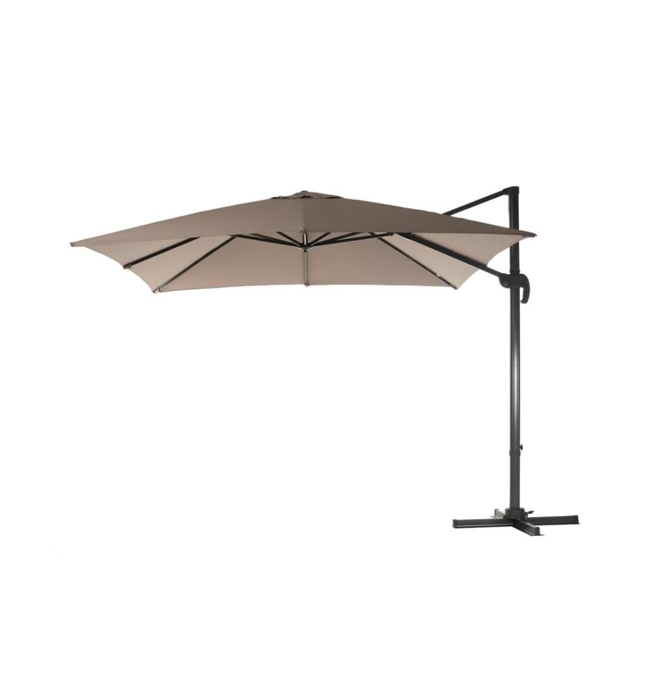 COCON - Parasol TR-031, 300 x 300 cm, suspendu, taupe