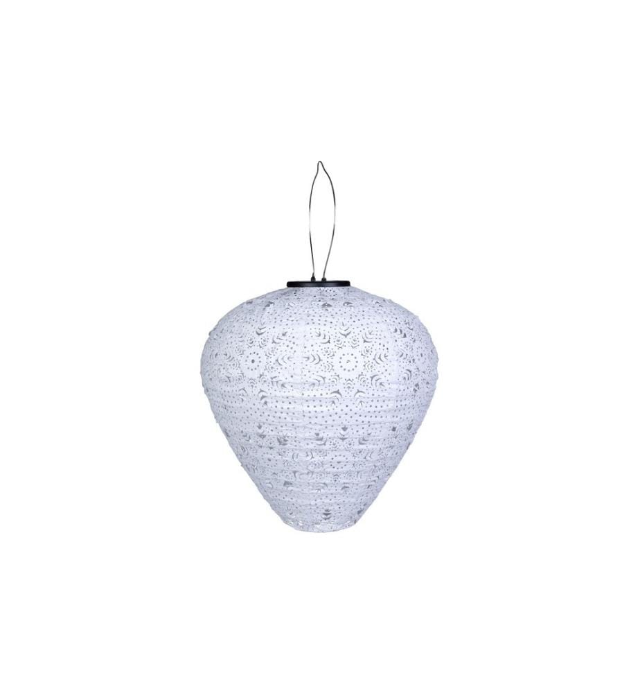 COCON - Lampion LED Solaire Ballon, Blanc