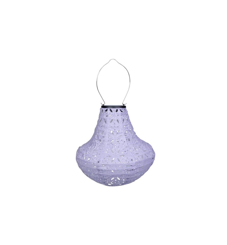 COCON - Lampion LED Solaire Vase, Violet