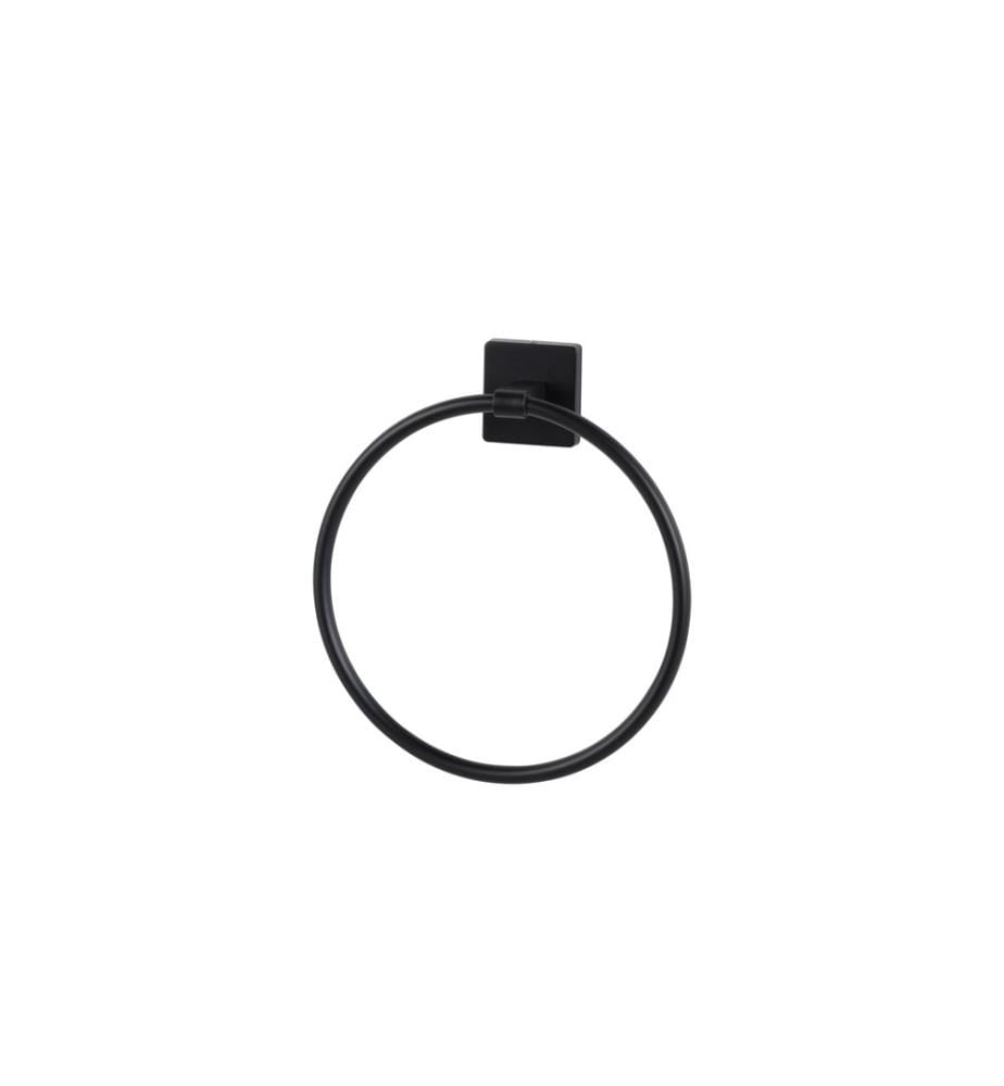 COCON - Porte-serviette rond Noir