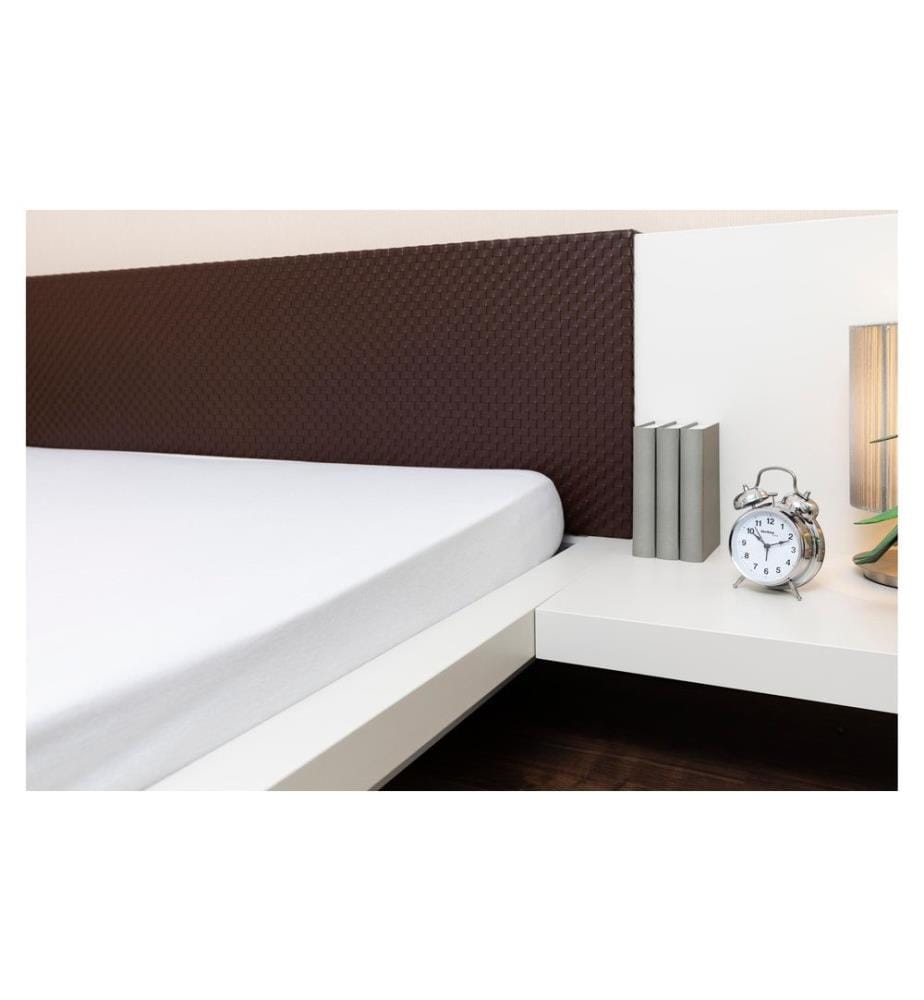 COCON - Drap-housse molletonné 180 x 200 cm, Blanc