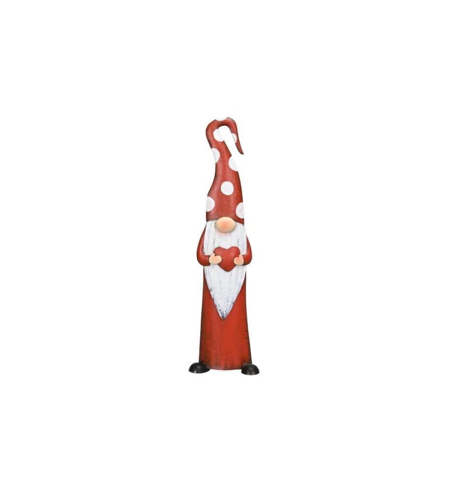 COCON - Figurine décorative lutin grande, Rouge-blanc