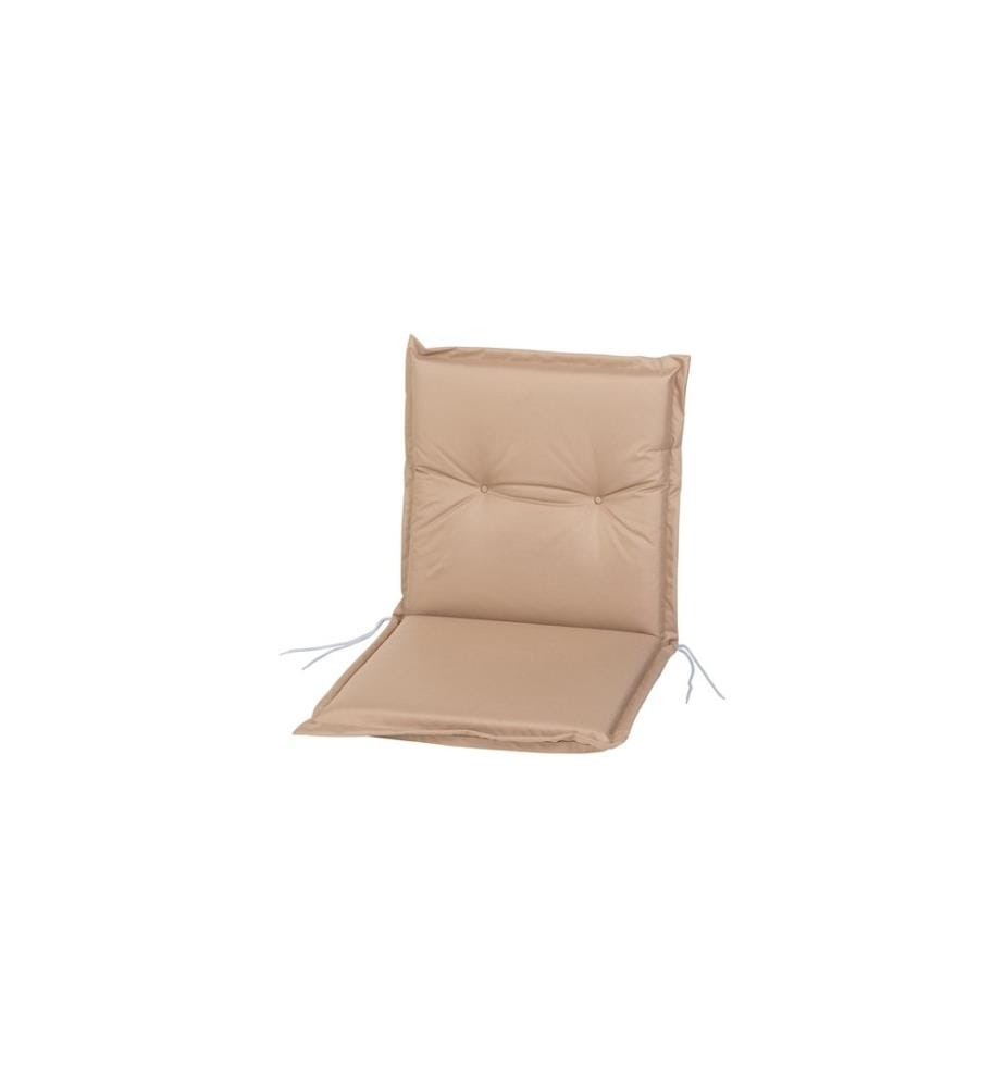 COCON - Coussin de chaise à dossier bas Outdoor 97 x 50 x 5 cm, Beige